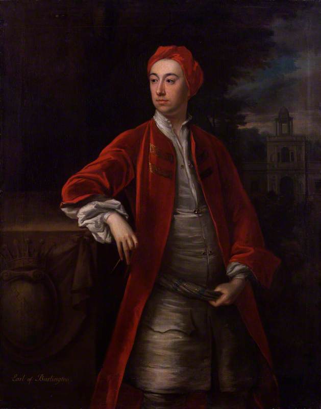 Wikioo.org - สารานุกรมวิจิตรศิลป์ - จิตรกรรม Jonathan Richardson The Elder - Richard Boyle, 3rd Earl of Burlington and 4th Earl of Cork