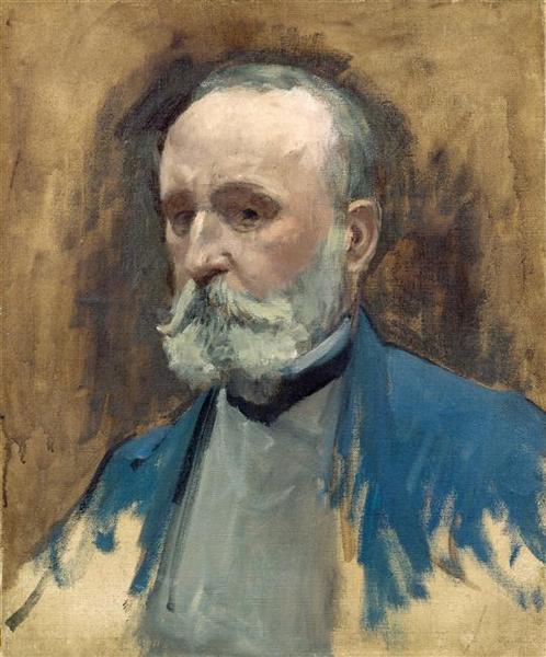 Wikioo.org - The Encyclopedia of Fine Arts - Painting, Artwork by Pierre Puvis De Chavannes - Portrait de l'artiste