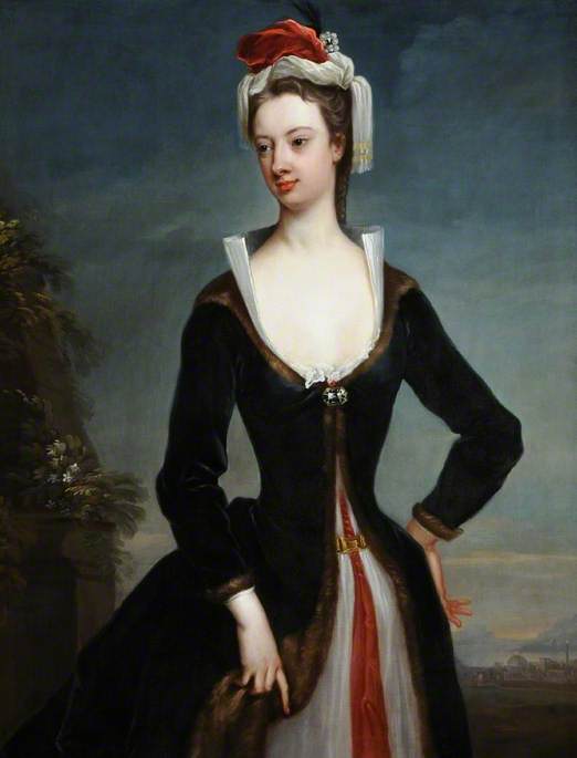WikiOO.org - Енциклопедия за изящни изкуства - Живопис, Произведения на изкуството Jonathan Richardson The Elder - Lady Mary Wortley Montagu (1689–1762)