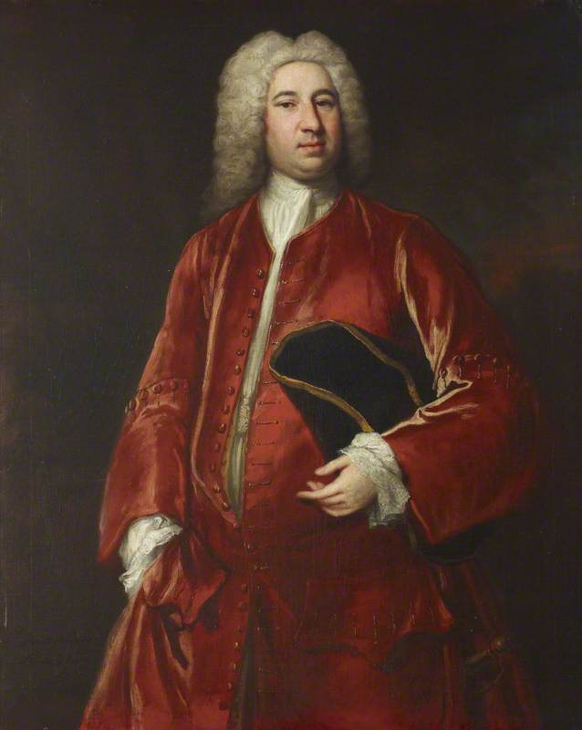 WikiOO.org - Enciclopedia of Fine Arts - Pictura, lucrări de artă Jonathan Richardson The Elder - Sir Robert Davers (c.1684–1723), 3rd Bt