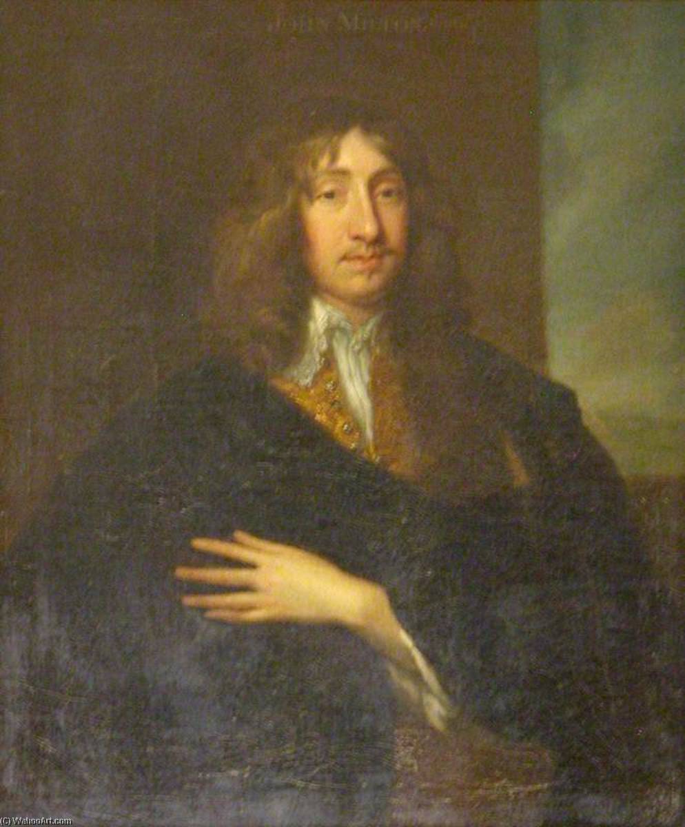 Wikioo.org - The Encyclopedia of Fine Arts - Painting, Artwork by Jonathan Richardson The Elder - Richard Boyle (1612–1697 1698), 2nd Earl of Cork and 1st Earl of Burlington (after Anthony van Dyck)