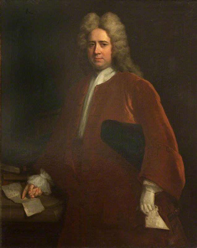 Wikioo.org - The Encyclopedia of Fine Arts - Painting, Artwork by Jonathan Richardson The Elder - Richard Hoare of Ellisfield (1673–1721)