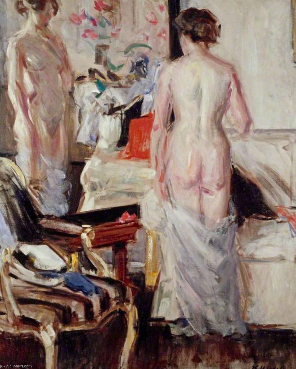 Wikioo.org - The Encyclopedia of Fine Arts - Painting, Artwork by Francis Campbell Boileau Cadell - The Model