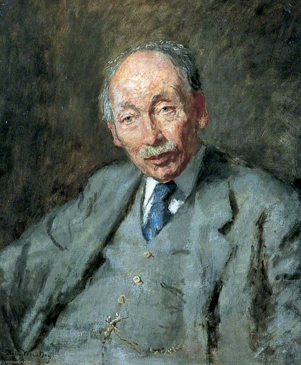 Wikioo.org - The Encyclopedia of Fine Arts - Painting, Artwork by John Wheatley - Professor M. J. M. Hill, FRS, Vice Chancellor of London University (1909–1911)