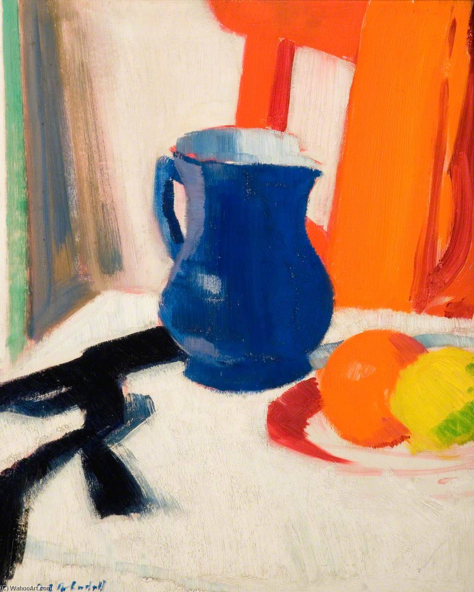 Wikioo.org - The Encyclopedia of Fine Arts - Painting, Artwork by Francis Campbell Boileau Cadell - Blue and Orange