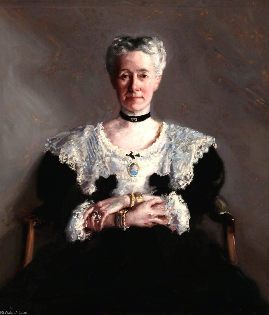 Wikioo.org - The Encyclopedia of Fine Arts - Painting, Artwork by Francis Campbell Boileau Cadell - Miss Grace Chalmers Wood
