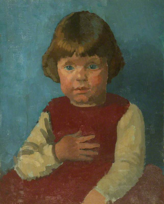 Wikioo.org - The Encyclopedia of Fine Arts - Painting, Artwork by John Wheatley - A Little Girl