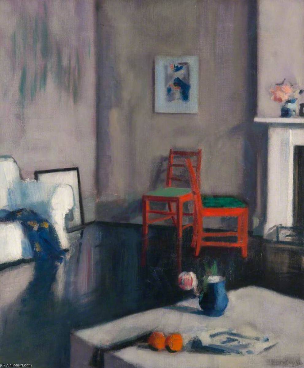 Wikioo.org - The Encyclopedia of Fine Arts - Painting, Artwork by Francis Campbell Boileau Cadell - The Studio