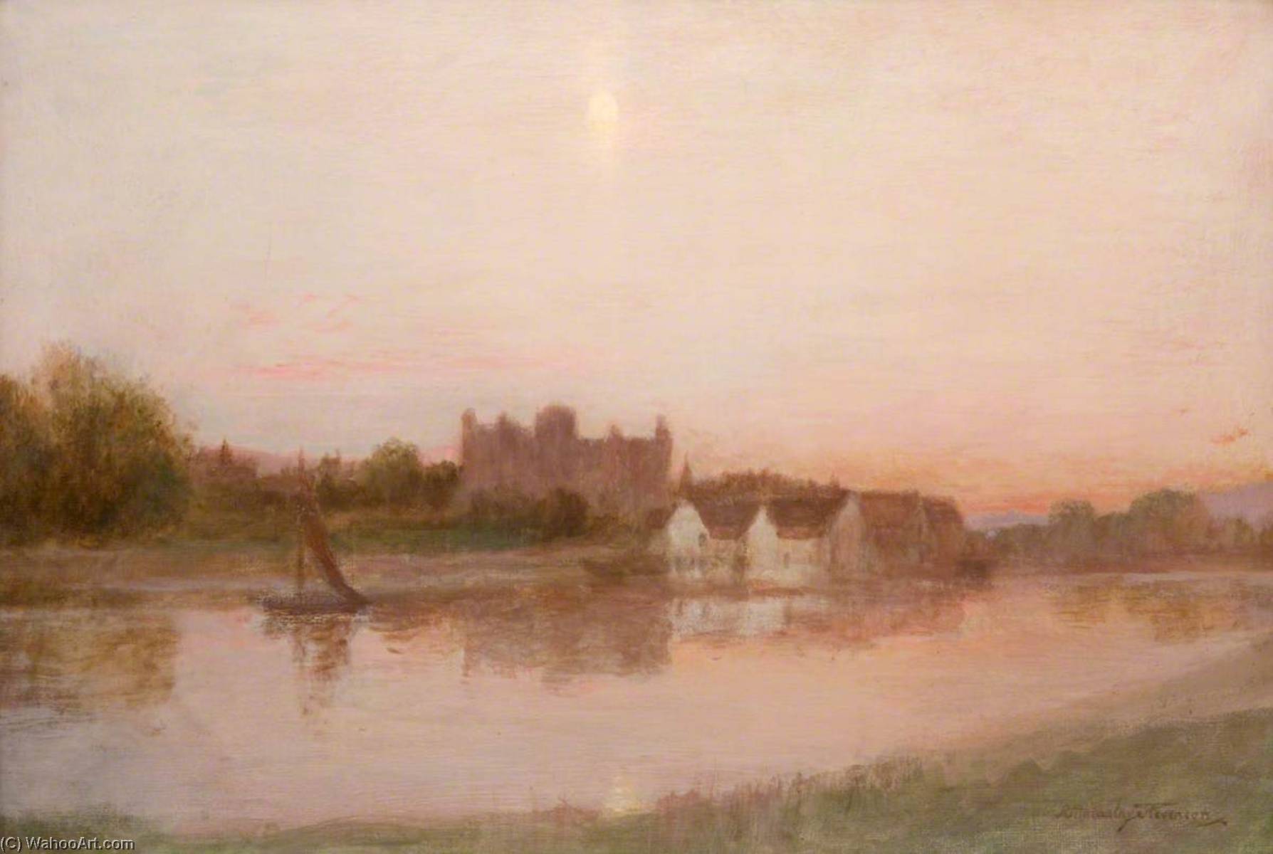 Wikioo.org - The Encyclopedia of Fine Arts - Painting, Artwork by Robert Macaulay Stevenson - MacLellan's Castle, Kirkcudbright