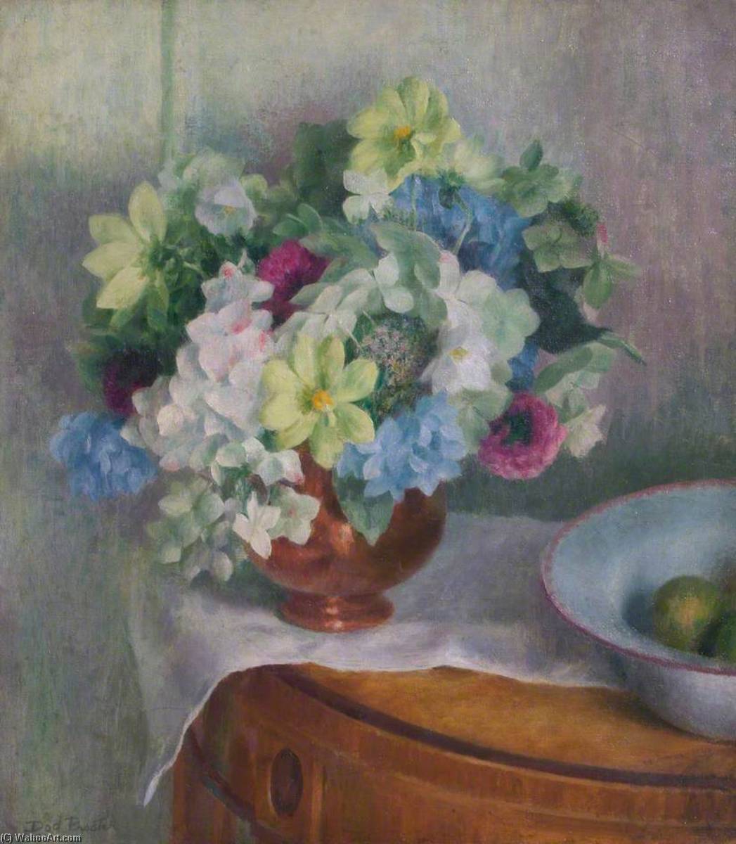 Wikioo.org - The Encyclopedia of Fine Arts - Painting, Artwork by Dod Procter - Autumn Flowers