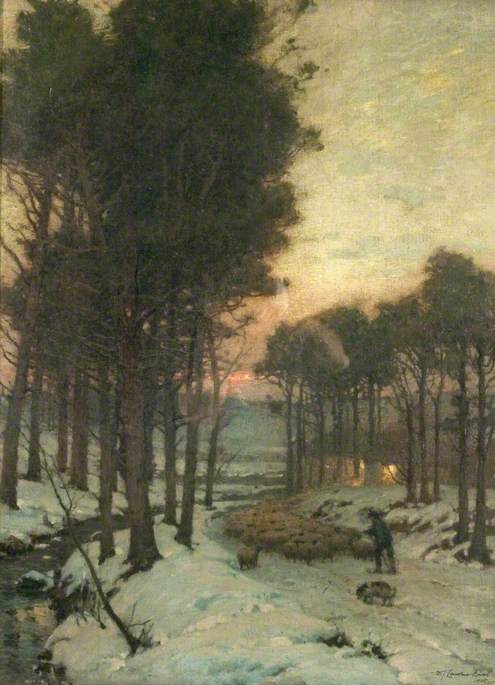 Wikioo.org – L'Encyclopédie des Beaux Arts - Peinture, Oeuvre de Samuel John Lamorna Birch - hiver