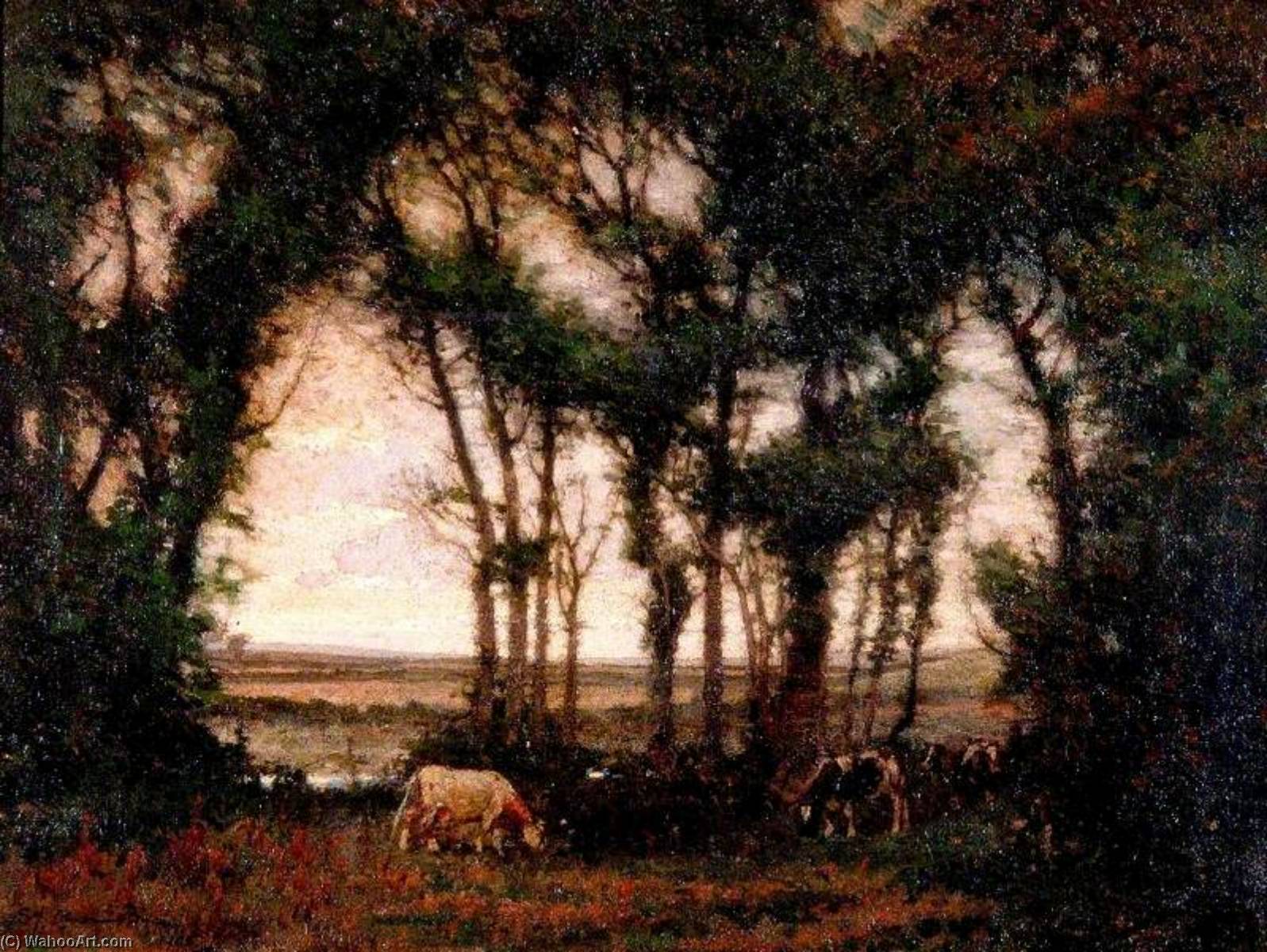 Wikioo.org - The Encyclopedia of Fine Arts - Painting, Artwork by Samuel John Lamorna Birch - Landscape