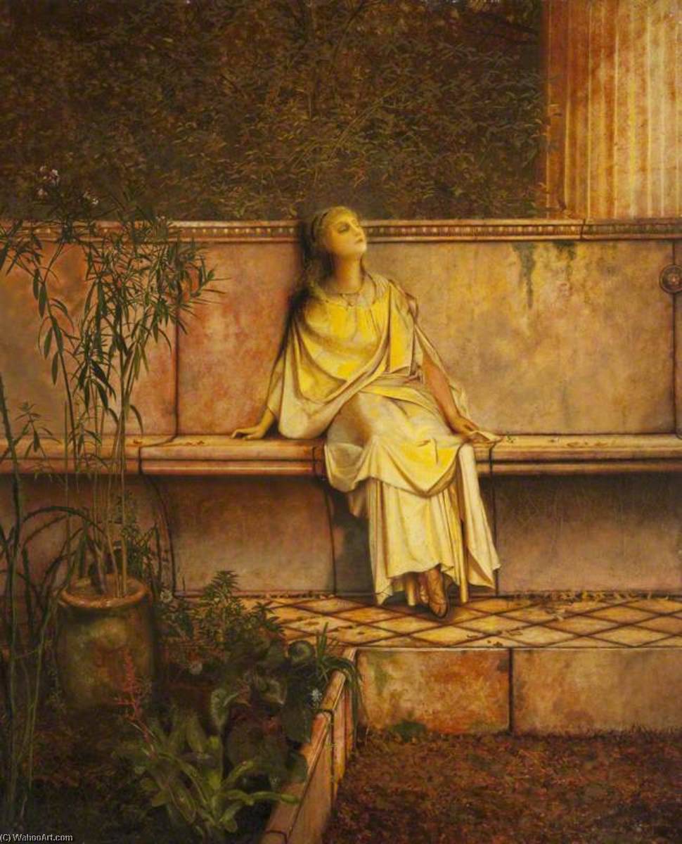 Wikioo.org - The Encyclopedia of Fine Arts - Painting, Artwork by John Atkinson Grimshaw - Golden Visions