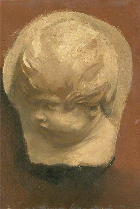 Wikioo.org - The Encyclopedia of Fine Arts - Painting, Artwork by Victor Pasmore - Study of a Cast of a Child's Head