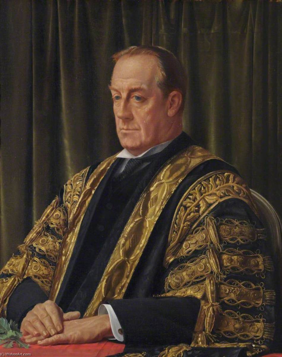 Wikioo.org - The Encyclopedia of Fine Arts - Painting, Artwork by Walter Thomas Monnington - The Right Honourable Stanley Baldwin (1867–1947), 1st Earl Baldwin of Bewdley, Prime Minister