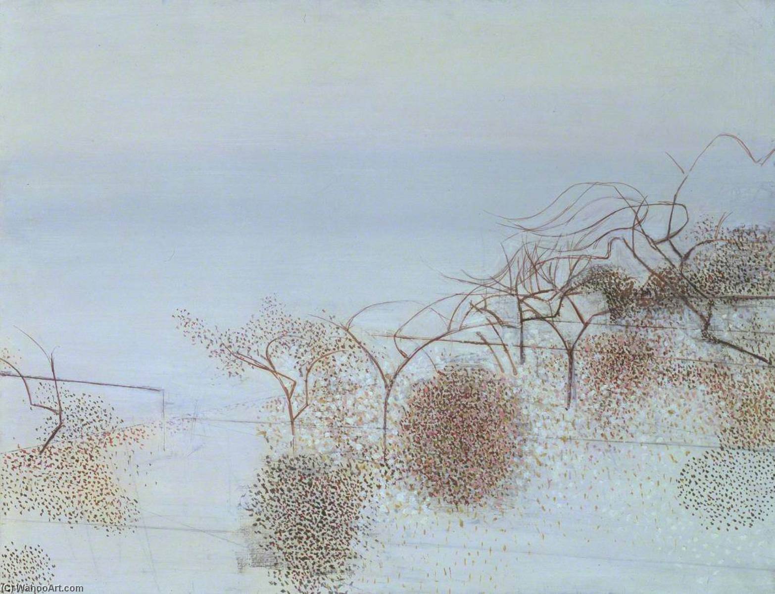 Wikioo.org - The Encyclopedia of Fine Arts - Painting, Artwork by Victor Pasmore - The Gardens of Hammersmith No. 2