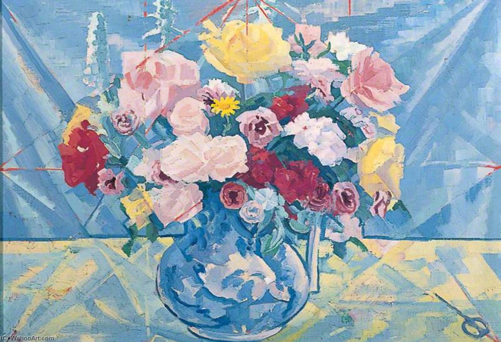 Wikioo.org - The Encyclopedia of Fine Arts - Painting, Artwork by Walter Thomas Monnington - Vase of Flowers