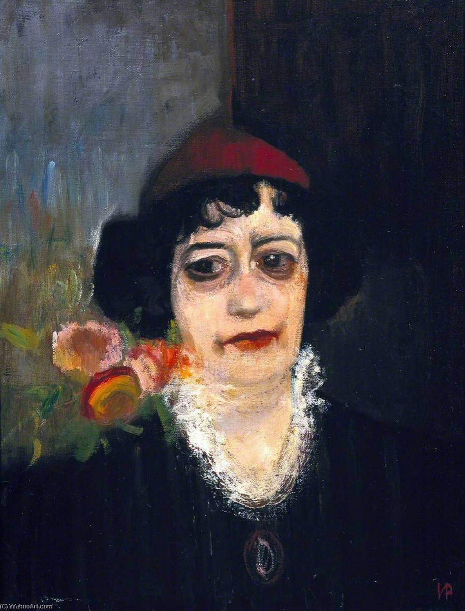 Wikioo.org - The Encyclopedia of Fine Arts - Painting, Artwork by Victor Pasmore - Portrait of a Jewish Woman