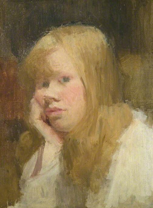 Wikioo.org - The Encyclopedia of Fine Arts - Painting, Artwork by Victor Pasmore - Head of a Girl