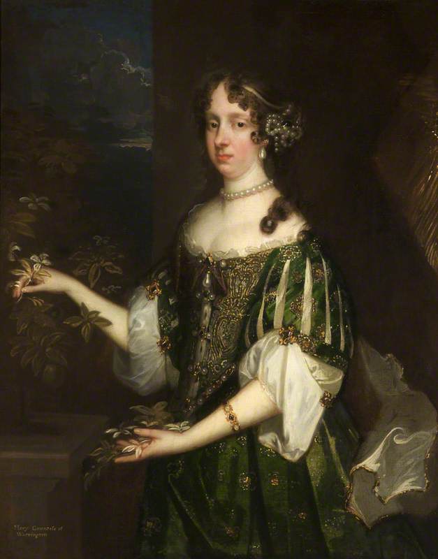 Wikioo.org - The Encyclopedia of Fine Arts - Painting, Artwork by Jacob Huysmans - Mary Langham (1653 1654–1690 1691), Countess of Warrington