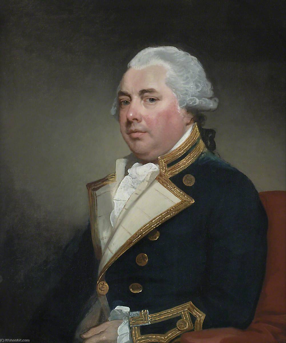 Wikioo.org - The Encyclopedia of Fine Arts - Painting, Artwork by Gilbert Stuart - Captain Sir William Abdy (c.1735–1803), Bt