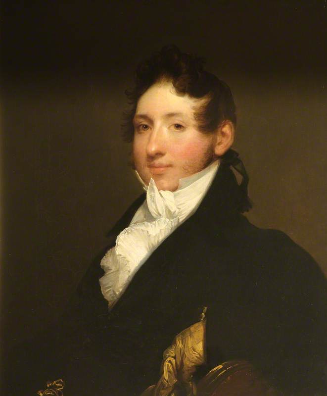 Wikioo.org - The Encyclopedia of Fine Arts - Painting, Artwork by Gilbert Stuart - Sir Arthur Forbes (1784–1823), 6th Bt of Craigievar