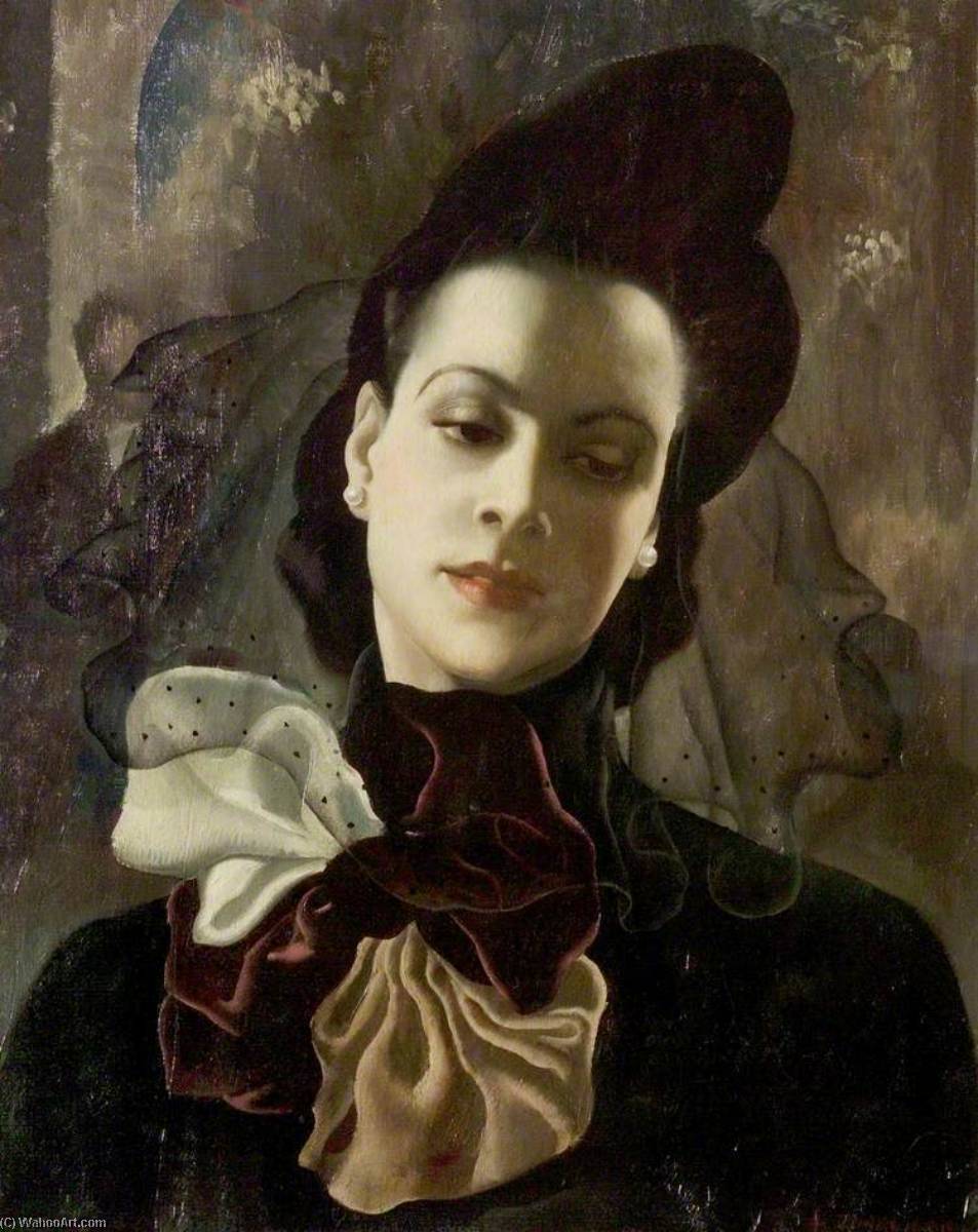 Wikioo.org – L'Enciclopedia delle Belle Arti - Pittura, Opere di Anna Katrina Zinkeisen - Il buio signora