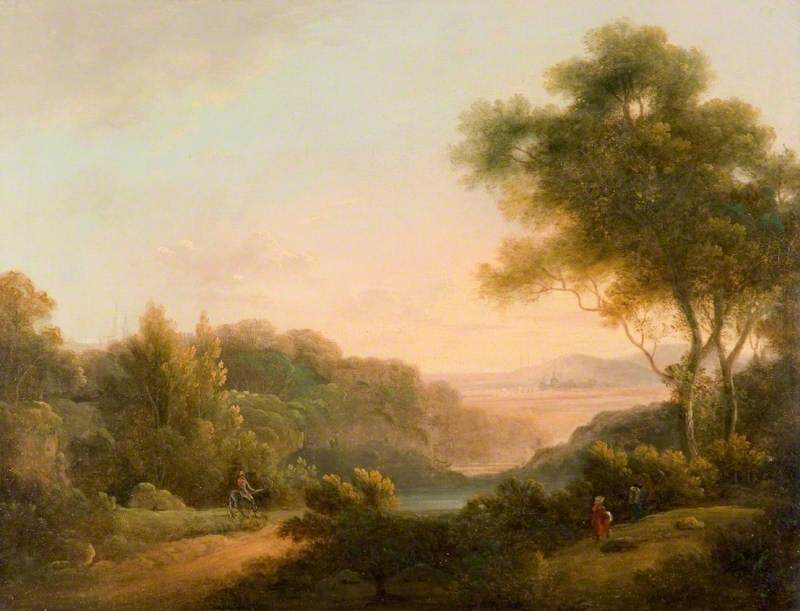Wikioo.org - The Encyclopedia of Fine Arts - Painting, Artwork by John Rathbone - River Scene