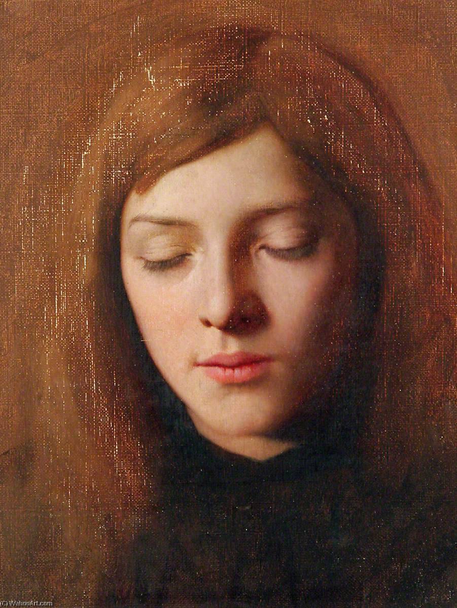 Wikioo.org - The Encyclopedia of Fine Arts - Painting, Artwork by Walter Dexter - Portrait of a Lynn Fishergirl