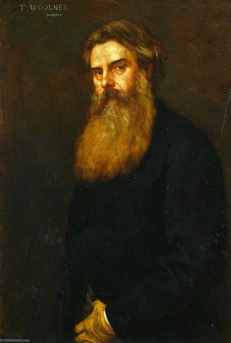 Wikioo.org - The Encyclopedia of Fine Arts - Painting, Artwork by Alphonse Legros - Thomas Woolner