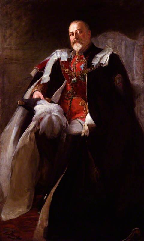 Wikioo.org - The Encyclopedia of Fine Arts - Painting, Artwork by Philip Tennyson Cole - King Edward VII