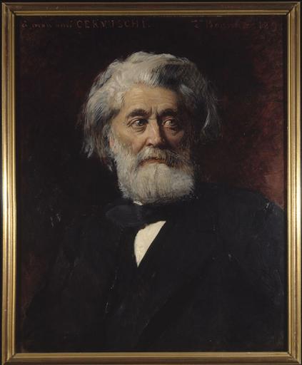 Wikioo.org - The Encyclopedia of Fine Arts - Painting, Artwork by Léon Joseph Florentin Bonnat - Portrait de Monsieur Cernuschi