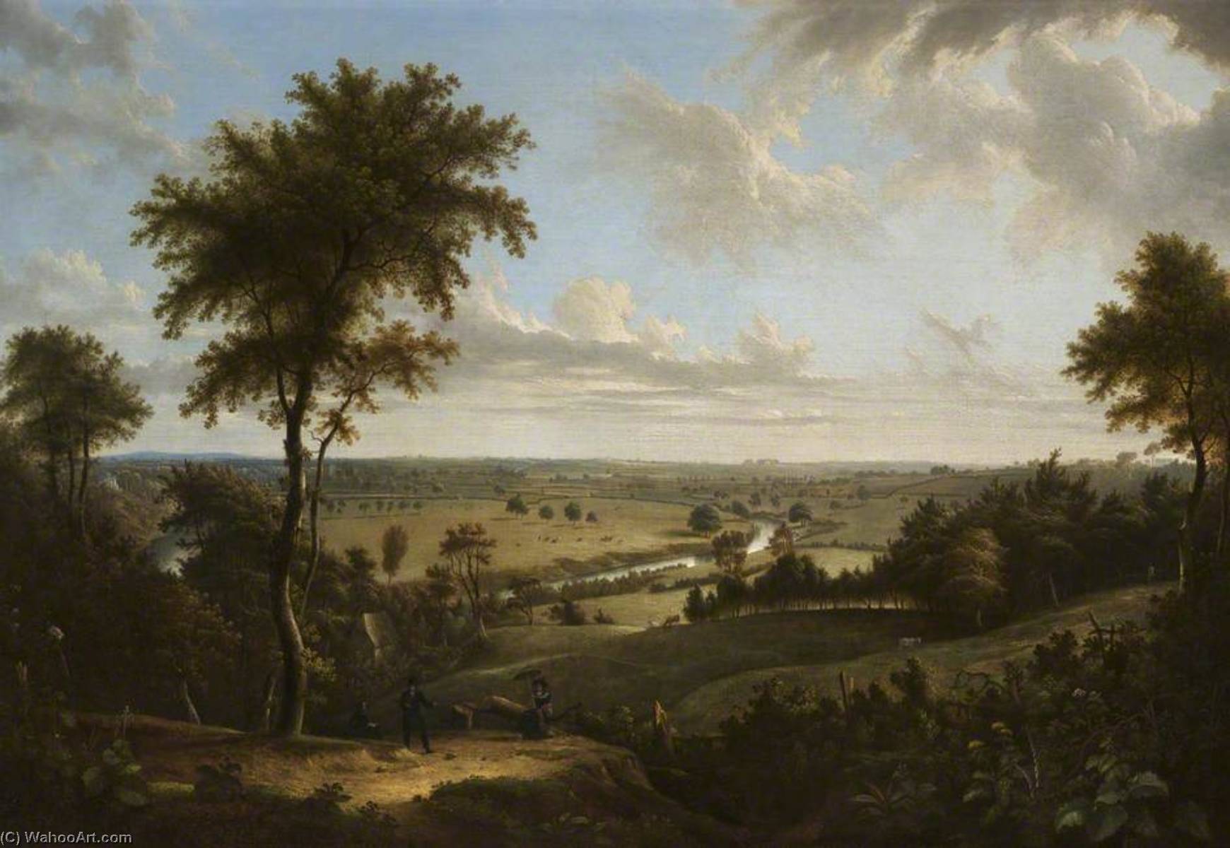 Wikioo.org - The Encyclopedia of Fine Arts - Painting, Artwork by Sebastian Pether - View from Kersal Moor, Salford