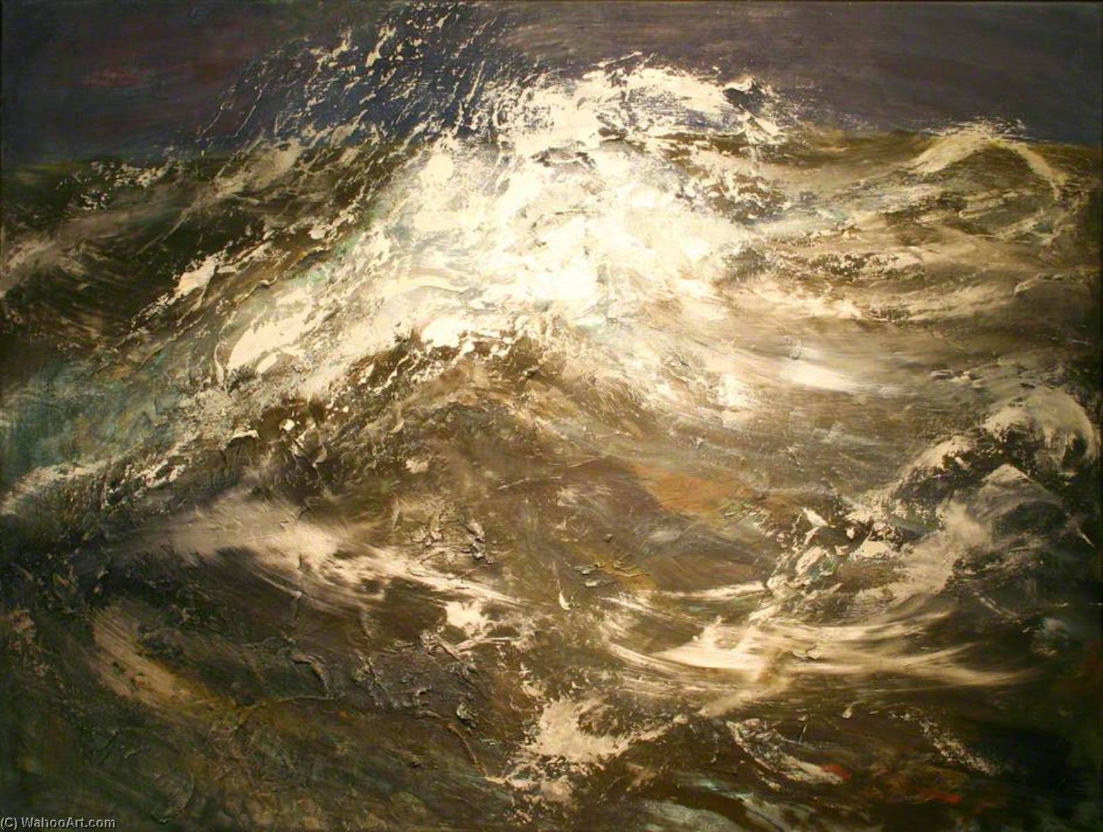 Wikioo.org - The Encyclopedia of Fine Arts - Painting, Artwork by Maggi Hambling - Big Sea, May