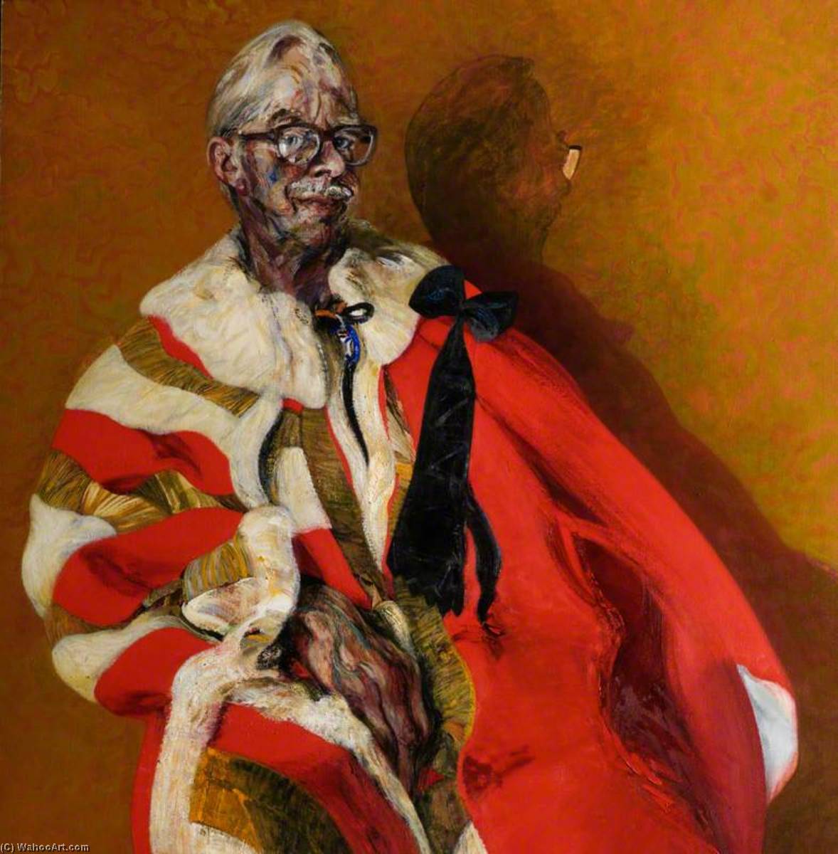 Wikioo.org - The Encyclopedia of Fine Arts - Painting, Artwork by Maggi Hambling - Archibald, 5th Marquess of Aberdeen and Temair