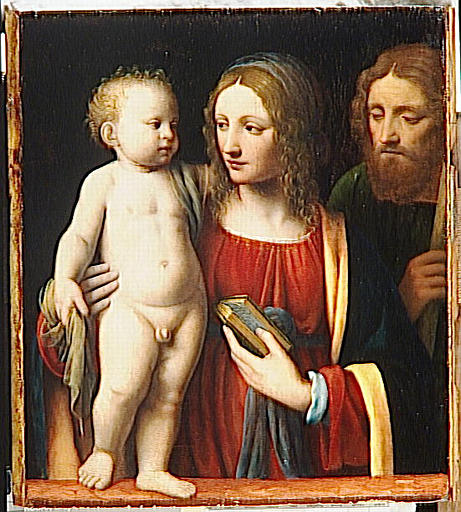 Wikioo.org - The Encyclopedia of Fine Arts - Painting, Artwork by Bernardino Luini - LA SAINTE FAMILLE