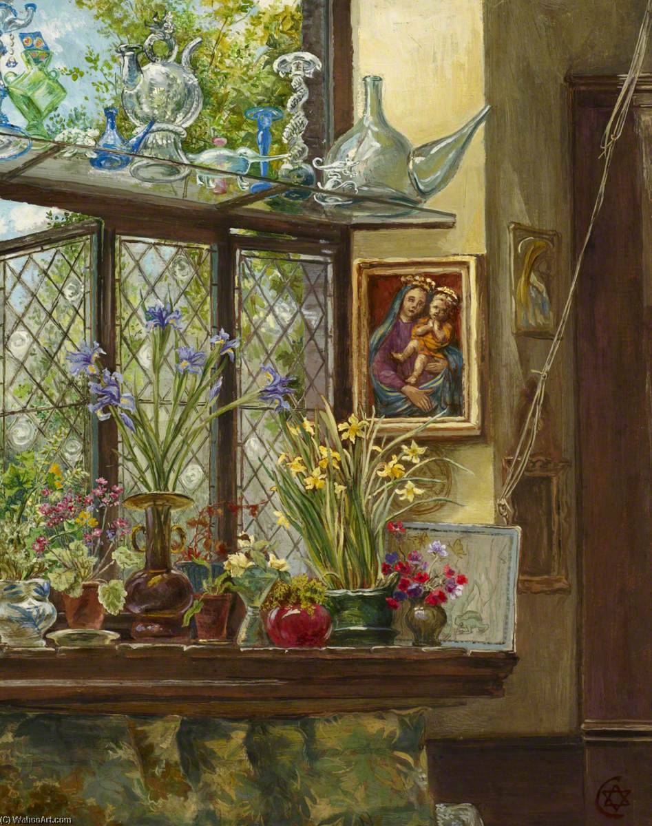Wikioo.org - The Encyclopedia of Fine Arts - Painting, Artwork by Estella Louisa Michaela Canziani - Window
