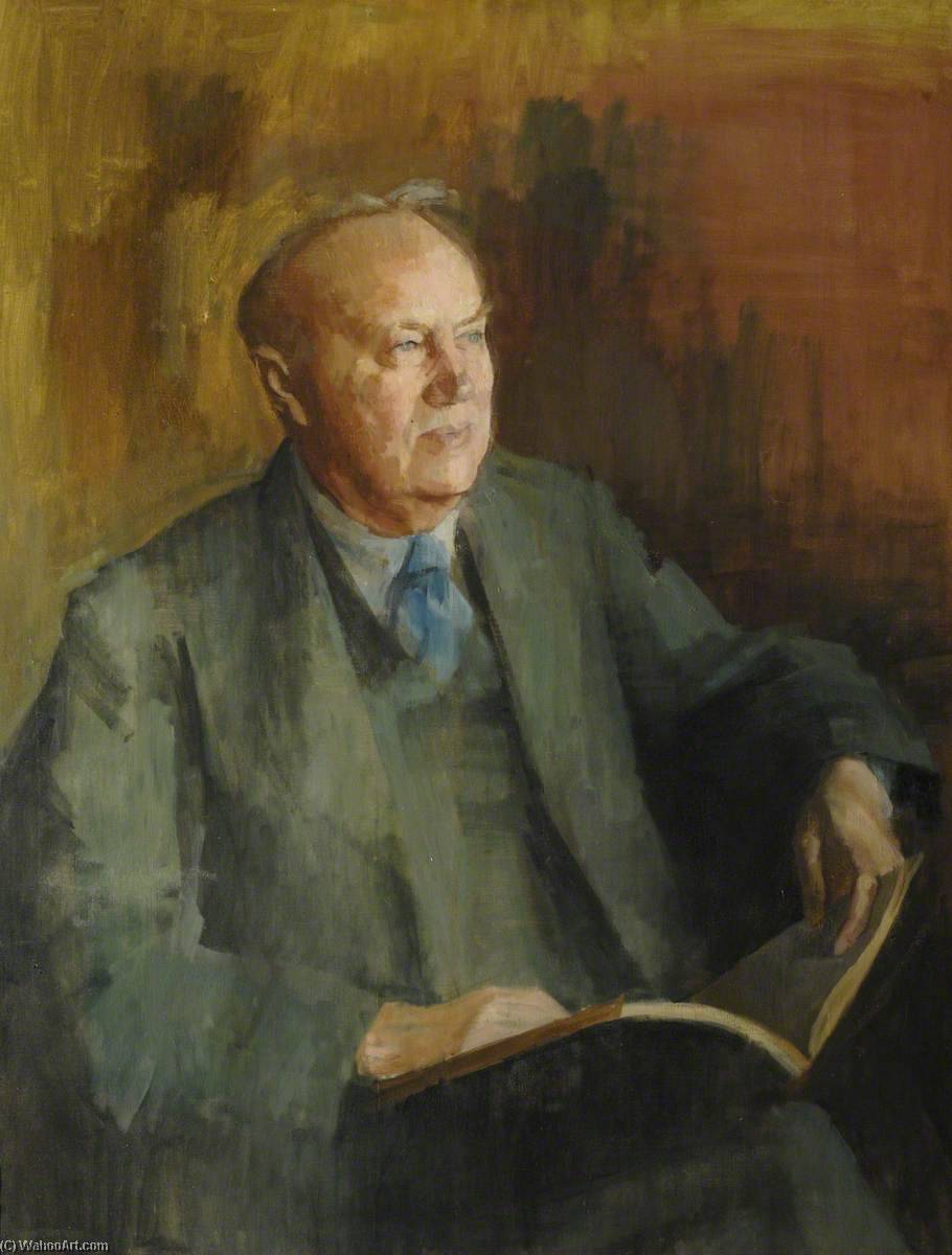 Wikioo.org - The Encyclopedia of Fine Arts - Painting, Artwork by Lawrence Gowing - Alexander Dunlop Lindsay (1879–1952), 1st Baron Lindsay of Birker, President of the Union (1902), Fellow (1906–1922), Professor of Moral Philosophy at the University of Glasgow (1922–1924), Master (1924–1949), Vice Chancellor (1935–1938), Honorary Fellow 
