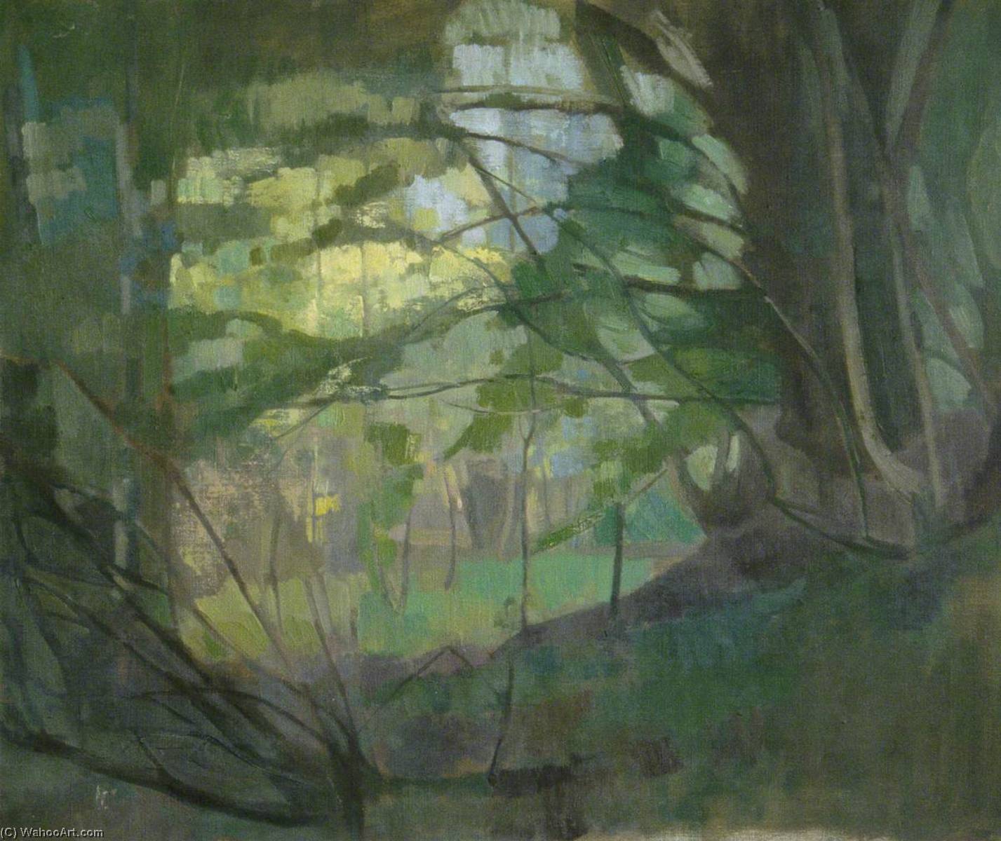 Wikioo.org - The Encyclopedia of Fine Arts - Painting, Artwork by Lawrence Gowing - Woods Near Petworth, West Sussex