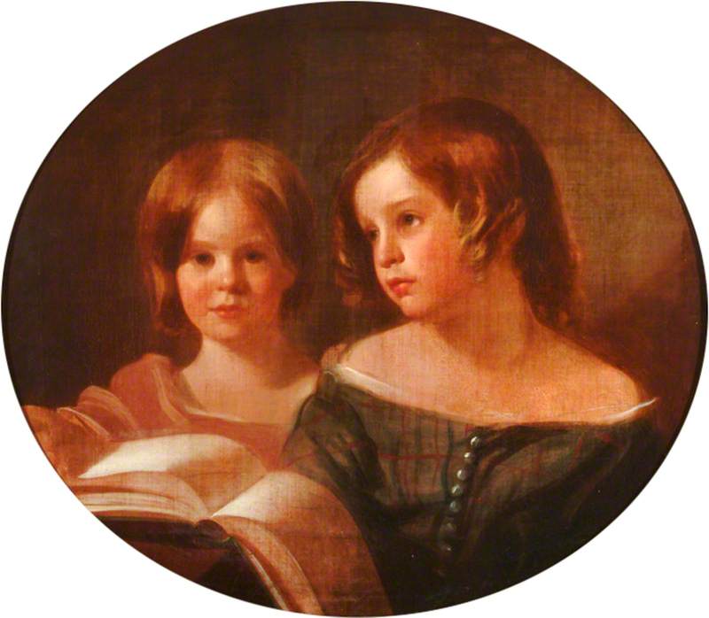 Wikioo.org - The Encyclopedia of Fine Arts - Painting, Artwork by Samuel Laurence - The Fletcher Children