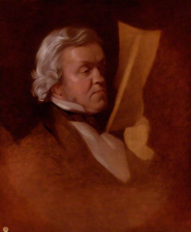 Wikioo.org - The Encyclopedia of Fine Arts - Painting, Artwork by Samuel Laurence - William Makepeace Thackeray