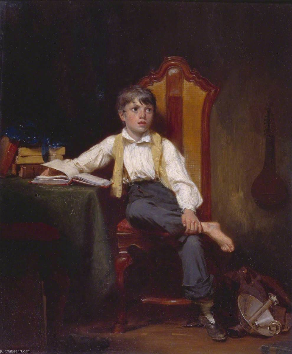 Wikioo.org - The Encyclopedia of Fine Arts - Painting, Artwork by Thomas Sword Good - Study of a Boy