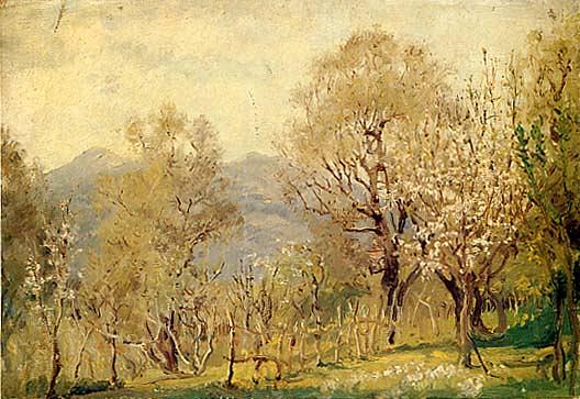 Wikioo.org – L'Enciclopedia delle Belle Arti - Pittura, Opere di Anna Richards Brewster - in tempo gentile  frutti  Molla  1900   pittura
