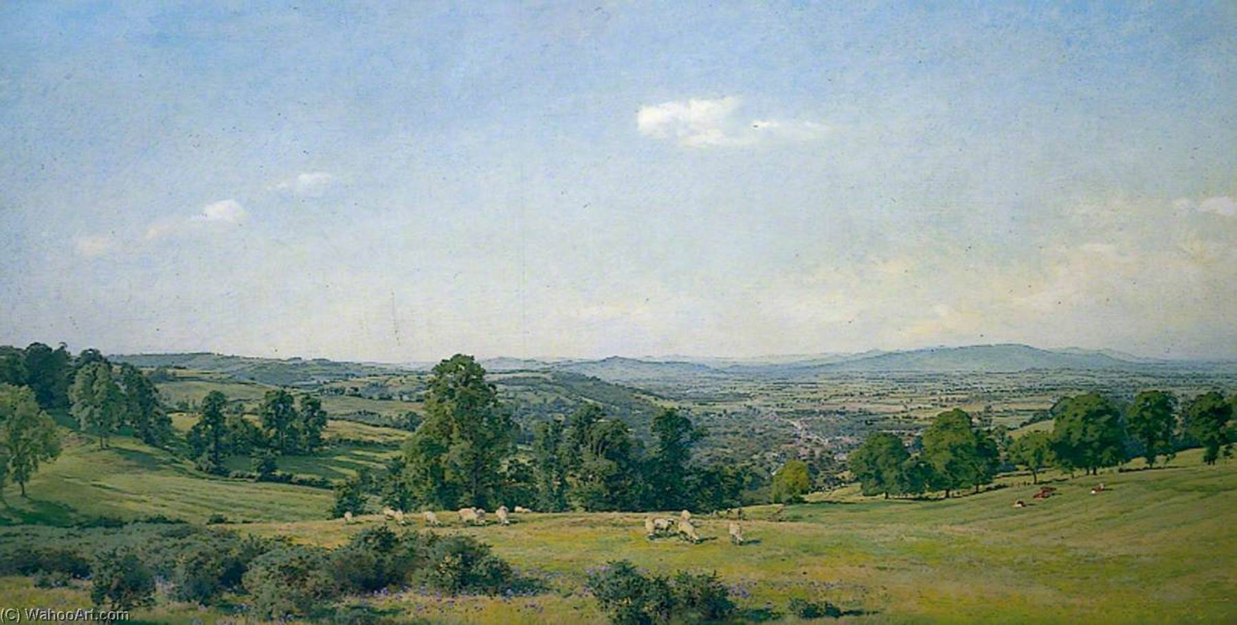 Wikioo.org - The Encyclopedia of Fine Arts - Painting, Artwork by Alfred William Parsons - All in the Blue Unclouded Weather
