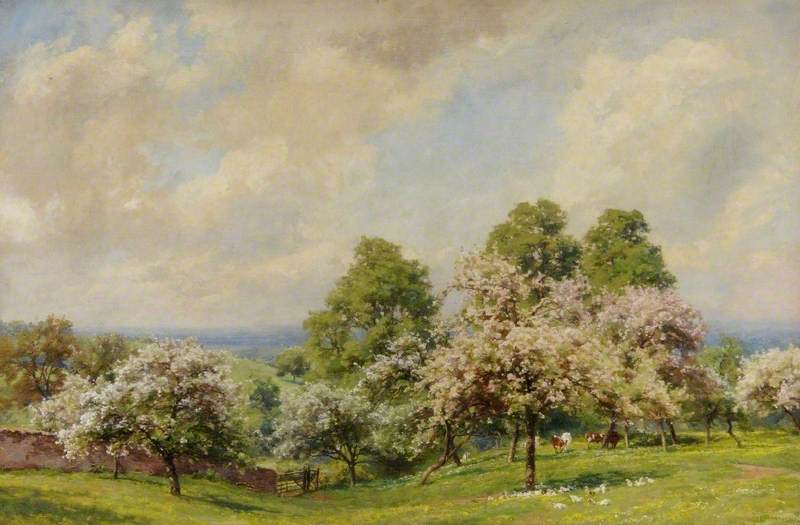 Wikioo.org - The Encyclopedia of Fine Arts - Painting, Artwork by Alfred William Parsons - Spring Sunshine
