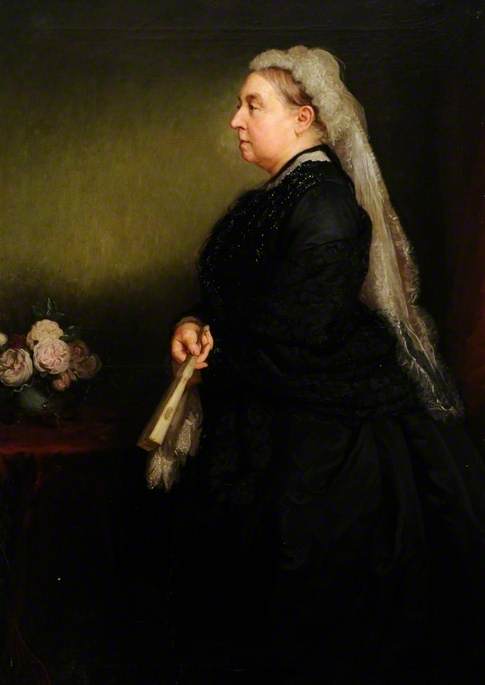 Wikioo.org - The Encyclopedia of Fine Arts - Painting, Artwork by Ernest Gustave Girardot - Queen Victoria (1819–1901)