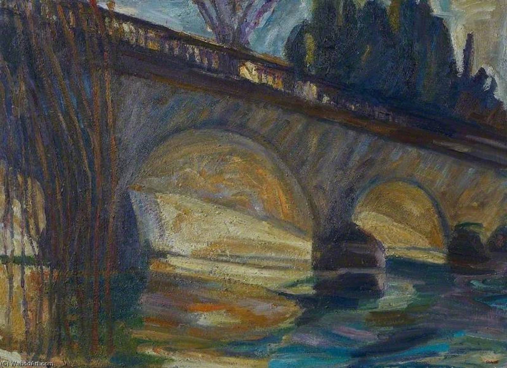 Wikioo.org - The Encyclopedia of Fine Arts - Painting, Artwork by Nick Schlee - The Thames at Wallingford in Spate, Oxfordshire