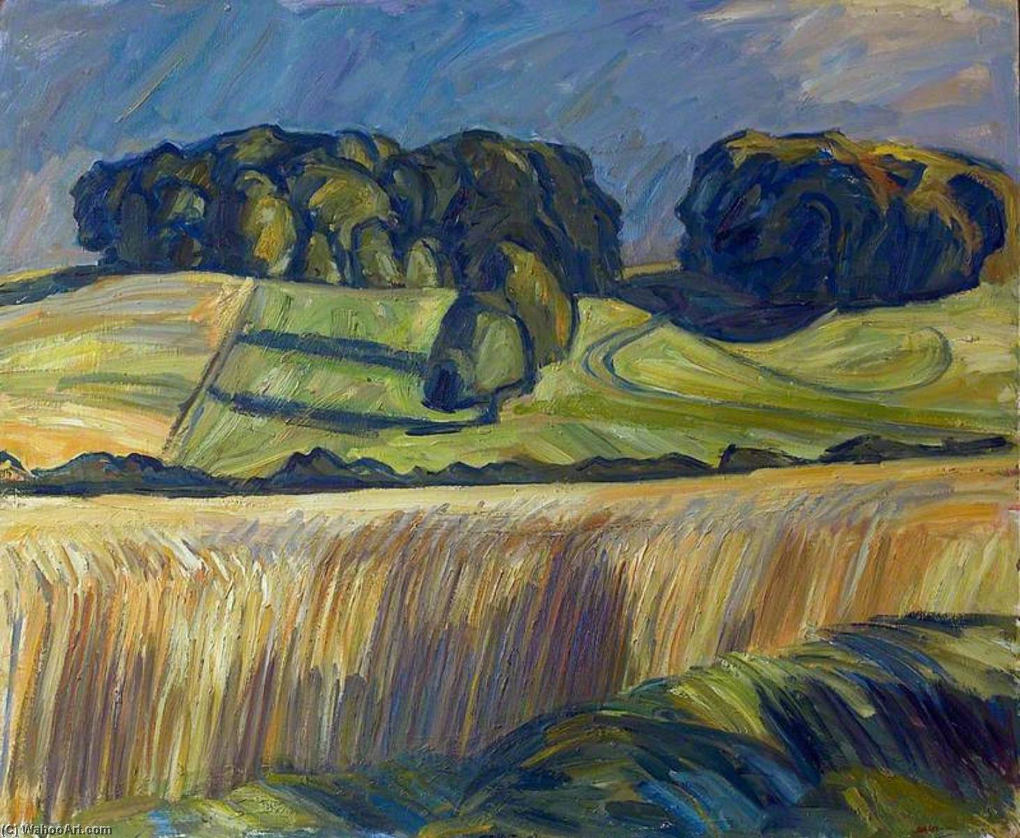 Wikioo.org - The Encyclopedia of Fine Arts - Painting, Artwork by Nick Schlee - The Gap at Ginge, Oxfordshire
