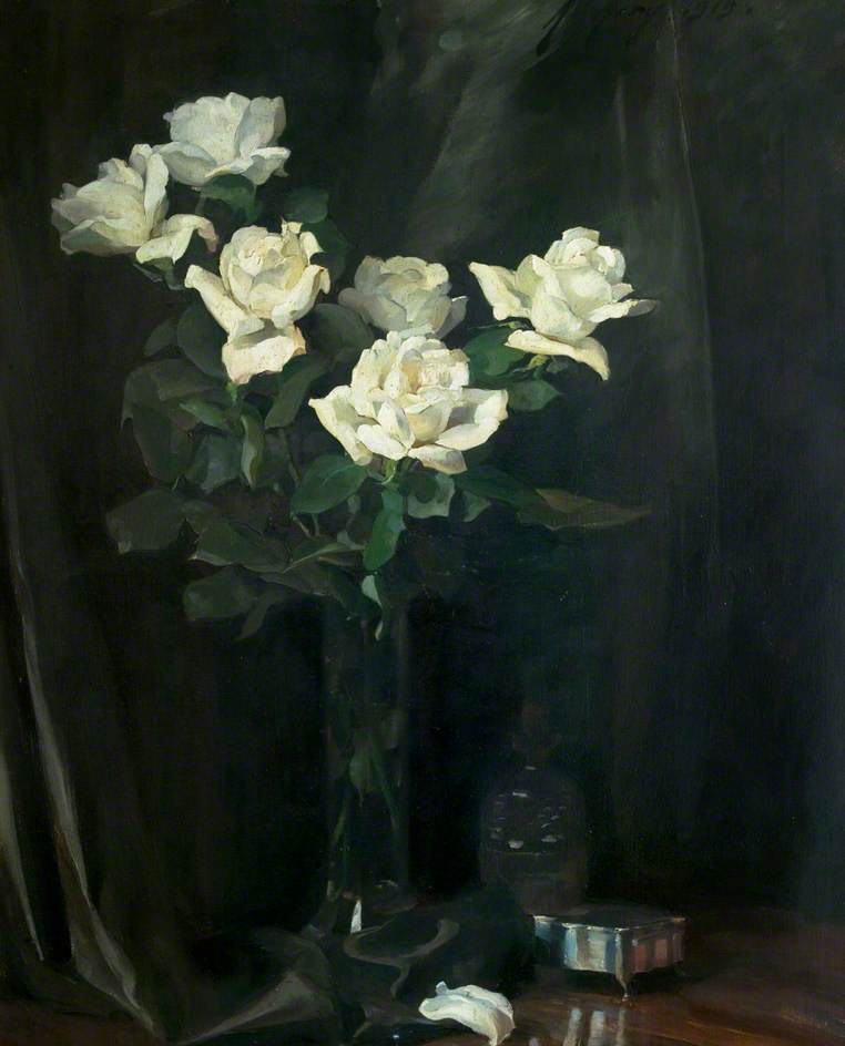 Wikioo.org - The Encyclopedia of Fine Arts - Painting, Artwork by Anna Airy - Roses Triumphant