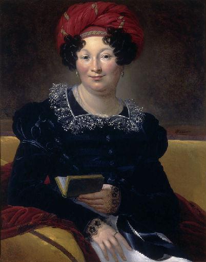 Wikioo.org – L'Encyclopédie des Beaux Arts - Peinture, Oeuvre de Henri François Riesener - Portrait aspirer à de mademoiselle george